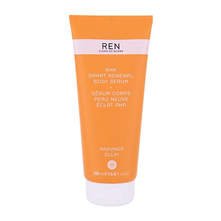 REN Clean Skincare Radiance AHA Smart Renewal hydratační a exfoliační tělové sérum 200 ml pro ženy