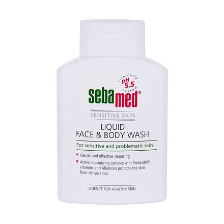 SebaMed Sensitive Skin Face & Body Wash mycí emulze na obličej a tělo pro citlivou pokožku 200 ml pro ženy
