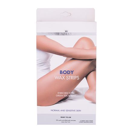 Revitale Wax Strips Body depilační pásky na tělo pro normální a citlivou pokožku 12 ks