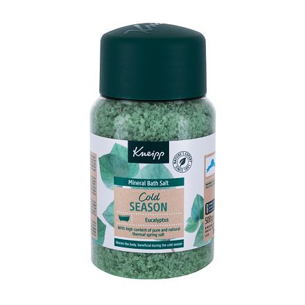 Kneipp Cold Season Eucalyptus koupelová sůl pro relaxaci při nachlazení 500 g unisex