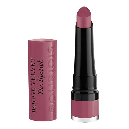 BOURJOIS Paris Rouge Velvet The Lipstick matná rtěnka 2.4 g odstín 19 Place Des Roses