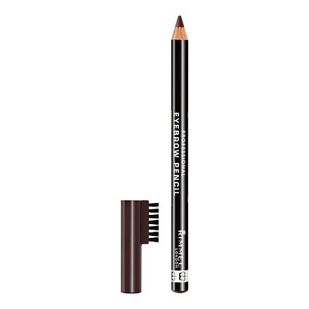 Rimmel London Professional Eyebrow Pencil tužka na obočí s kartáčkem 1.4 g odstín 001 dark brown