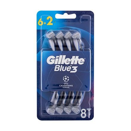 Gillette Blue3 Comfort Champions League jednorázová holítka 8 ks 8 ks pro muže