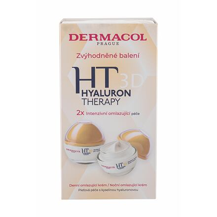 Dermacol 3D Hyaluron Therapy : denní pleťový krém Hyaluron Therapy 3D Day Cream 50 ml + noční pleťový krém Hyaluron Therapy 3D Night Cream 50 ml pro ženy