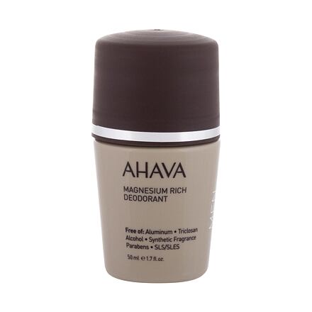 AHAVA Men Time To Energize Magnesium Rich deodorant roll-on bez obsahu hliníku 50 ml pro muže