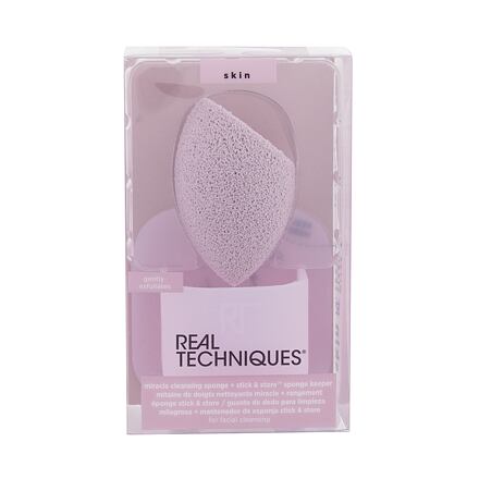 Real Techniques Sponges Miracle Cleansing odličovací houbička fialová