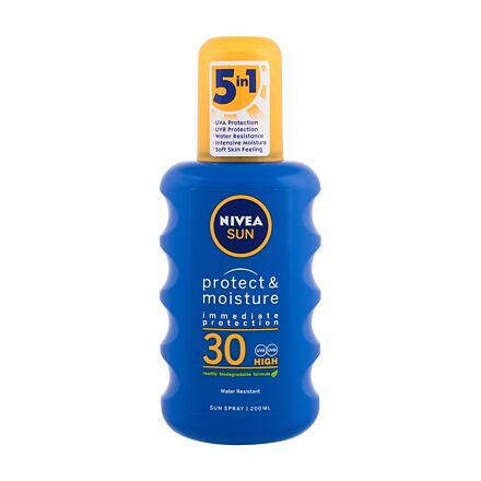 Nivea Sun Protect & Moisture SPF30 hydratační sprej na opalování 200 ml