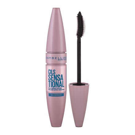 Maybelline Lash Sensational Waterproof voděodolná řasenka pro objem, prodloužení a tvar řas 9.4 ml odstín very black