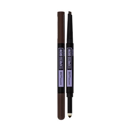 Maybelline Express Brow Satin Duo tužka a pudr na obočí 2v1 0.71 g odstín dark brown
