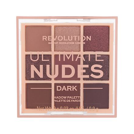 Makeup Revolution London Ultimate Nudes paletka očních stínů 8.1 g odstín dark