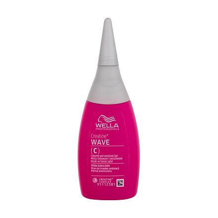 Wella Professionals Creatine+ Wave C trvalá ondulace pro mírné zvlnění barvených a citlivých vlasů 75 ml pro ženy