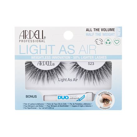 Ardell Light As Air 523 Black : umělé řasy Light As Air 523 1 pár + lepidlo na řasy Duo 1g