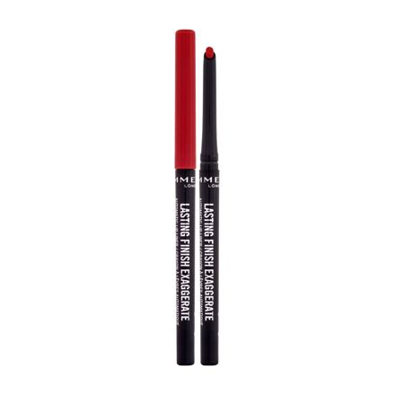 Rimmel London Lasting Finish Exaggerate dlouhotrvající tužka na rty 0.35 g odstín 024 red diva