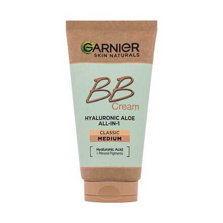 Garnier Skin Naturals BB Cream Hyaluronic Aloe All-In-1 sjednocující a zmatňující bb krém pro normální pleť 50 ml odstín Medium