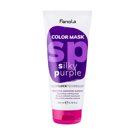 Fanola Color Mask vyživující a barvicí maska na vlasy 200 ml odstín Silky Purple pro ženy