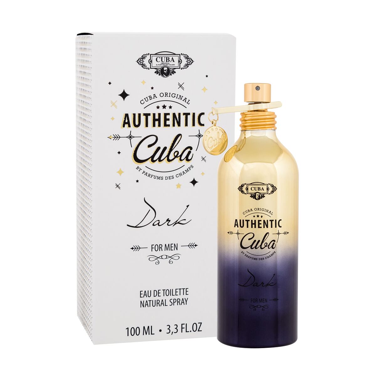 Cuba Authentic Dark 100 ml toaletní voda pro muže