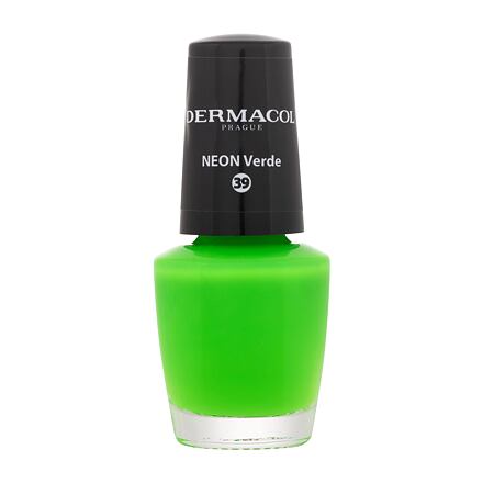 Dermacol Neon neonový lak na nehty 5 ml odstín 39 Neon Verde