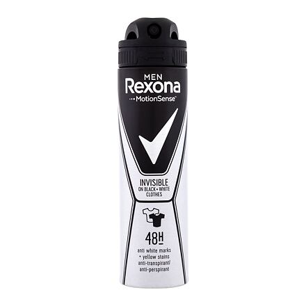 Rexona Men Invisible Black + White antiperspirant ve spreji 150 ml pro muže
