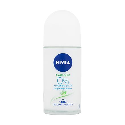 Nivea Fresh Pure 48h deodorant roll-on antiperspirant bez obsahu hliníku 50 ml pro ženy