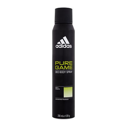 Adidas Pure Game Deo Body Spray 48H deospray bez obsahu hliníku 200 ml pro muže