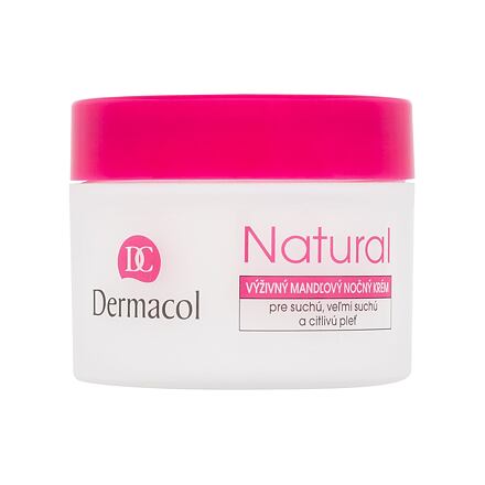 Dermacol Natural Almond noční pleťový krém na suchou pleť 50 ml pro ženy