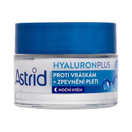 Astrid Hyaluron 3D Antiwrinkle & Firming Night Cream zpevnující noční krém proti vráskám 50 ml pro ženy