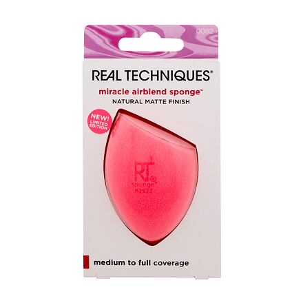 Real Techniques Miracle Airblend Sponge Limited Edition kosmetická houbička z paměťové pěny odstín růžová