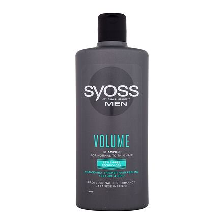 Syoss Men Volume Shampoo šampon pro zvětšení objemu jemných vlasů 440 ml pro muže