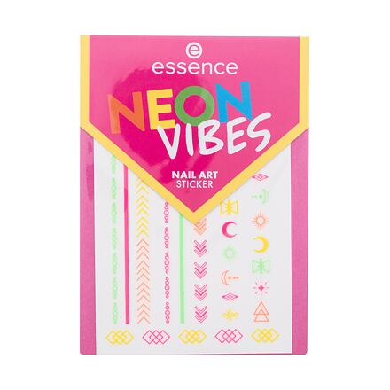 Essence Nail Stickers Neon Vibes neonové nálepky na nehty 1 balení