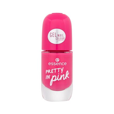 Essence Gel Nail Colour rychleschnoucí lak na nehty s lesklým efektem 8 ml odstín 57 Pretty In Pink