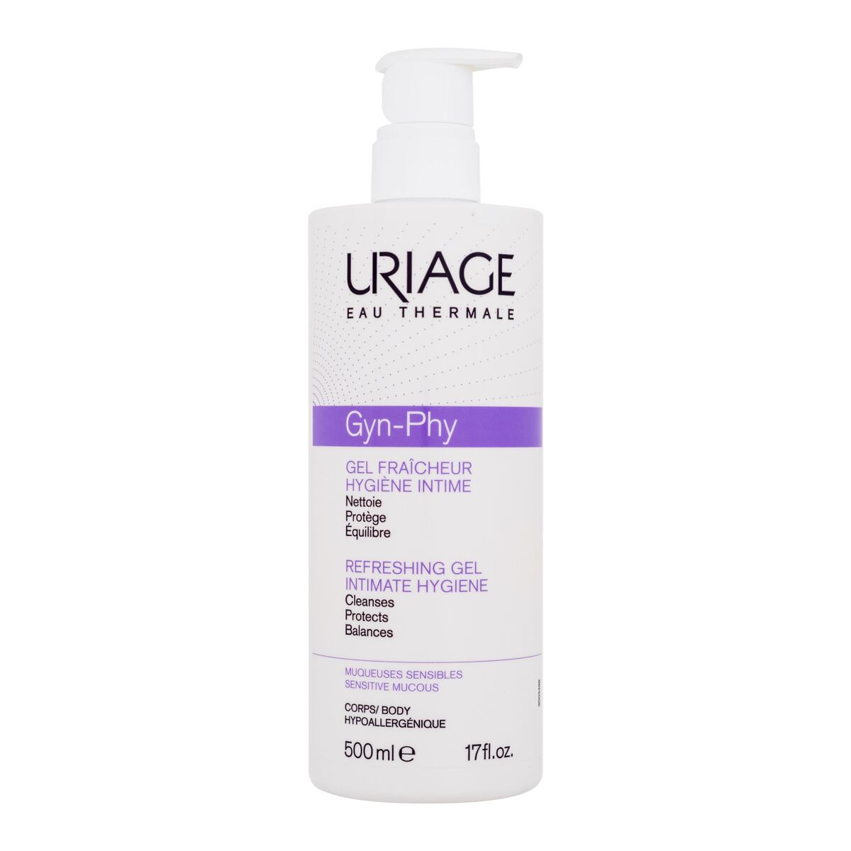 Uriage Gyn-Phy Refreshing Gel osvěžující mycí intimní gel pro citlivou pokožku 500 ml 500 ml pre ženy