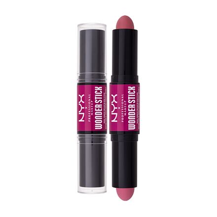NYX Professional Makeup Wonder Stick Blush oboustranná tvářenka v tyčince 8 g odstín 01 Light Peach And Baby Pink