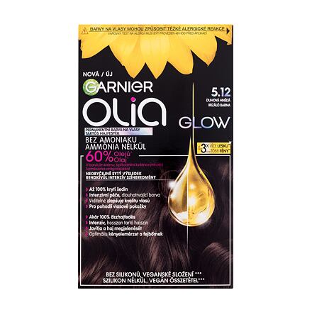 Garnier Olia Glow olejová permanentní barva na vlasy 60 g odstín 5.12 Rainbow Brown pro ženy
