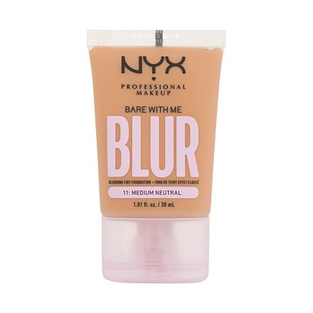 NYX Professional Makeup Bare With Me Blur Tint Foundation zmatňující make-up se středním krytím 30 ml odstín 11 Medium Neutral