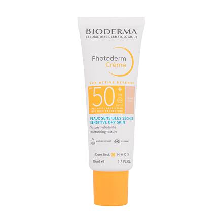 BIODERMA Photoderm Cream SPF50+ hydratační a tónující opalovací krém na obličej 40 ml odstín light unisex