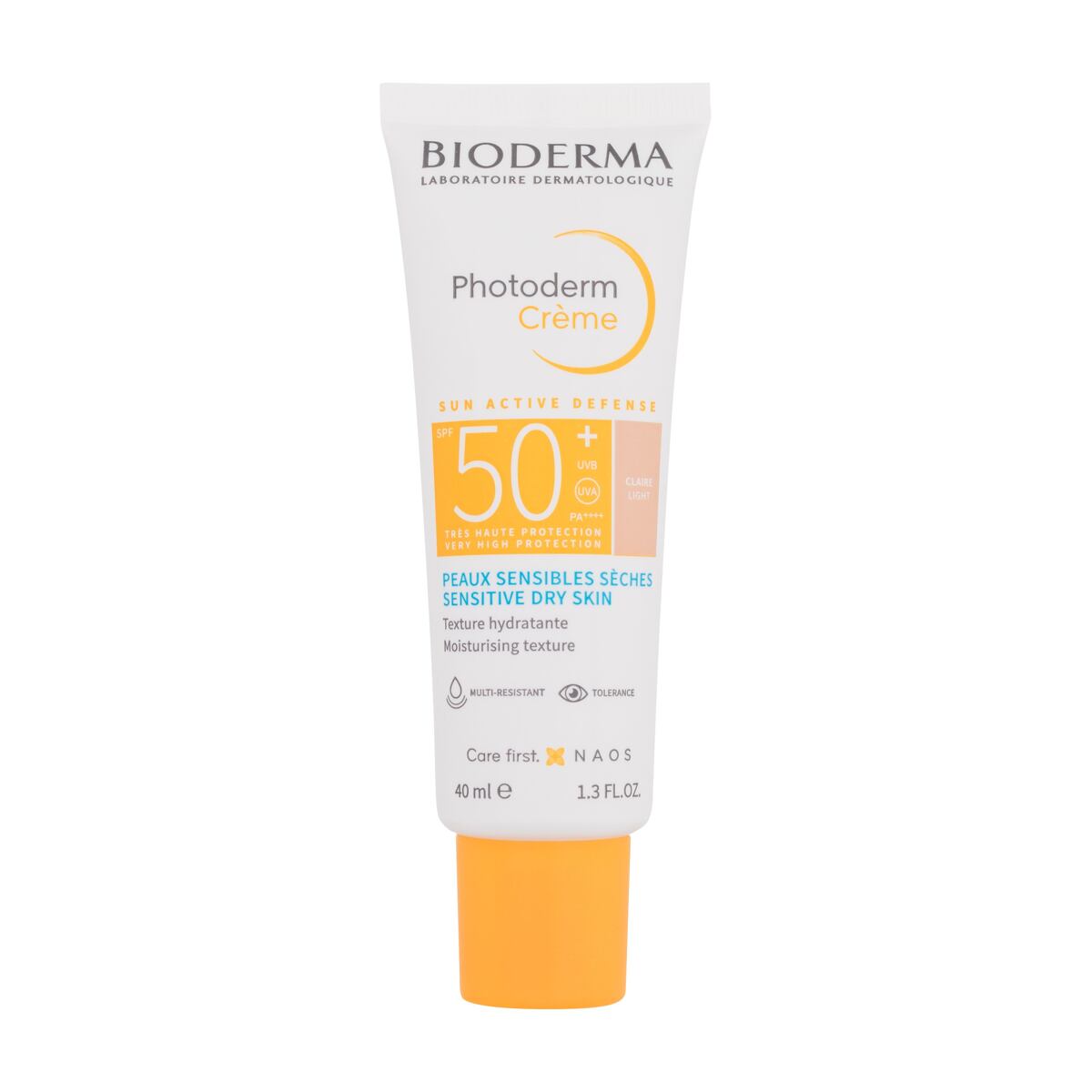BIODERMA Photoderm Cream SPF50+ hydratační a tónující opalovací krém na obličej 40 ml 40 ml odstín light unisex