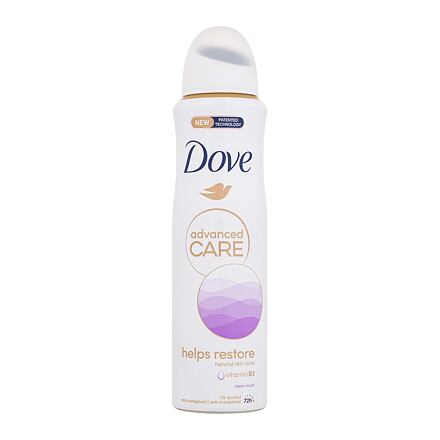 Dove Advanced Care Helps Restore 72h antiperspirant napomáhající k obnově pokožky 150 ml pro ženy