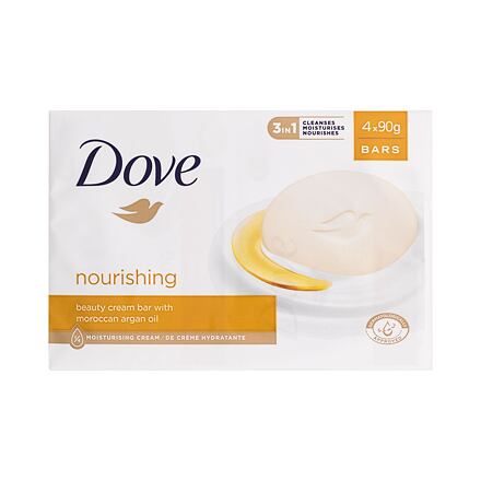 Dove Nourishing Beauty Cream Bar vyživující tuhé mýdlo 4x90 g pro ženy
