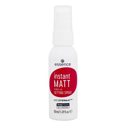 Essence Instant Matt Make-Up Setting Spray lehký fixační sprej s matným efektem 50 ml
