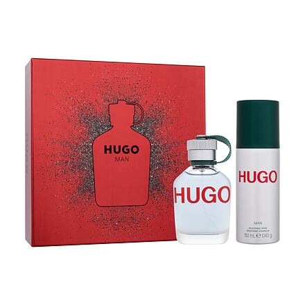 HUGO BOSS Hugo Man : EDT 75 ml + deodorant 150 ml pro muže
