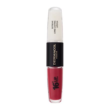Dermacol 16H Lip Colour Extreme Long-Lasting Lipstick dlouhotrvající rtěnka a lesk na rty 2v1 8 ml odstín 3