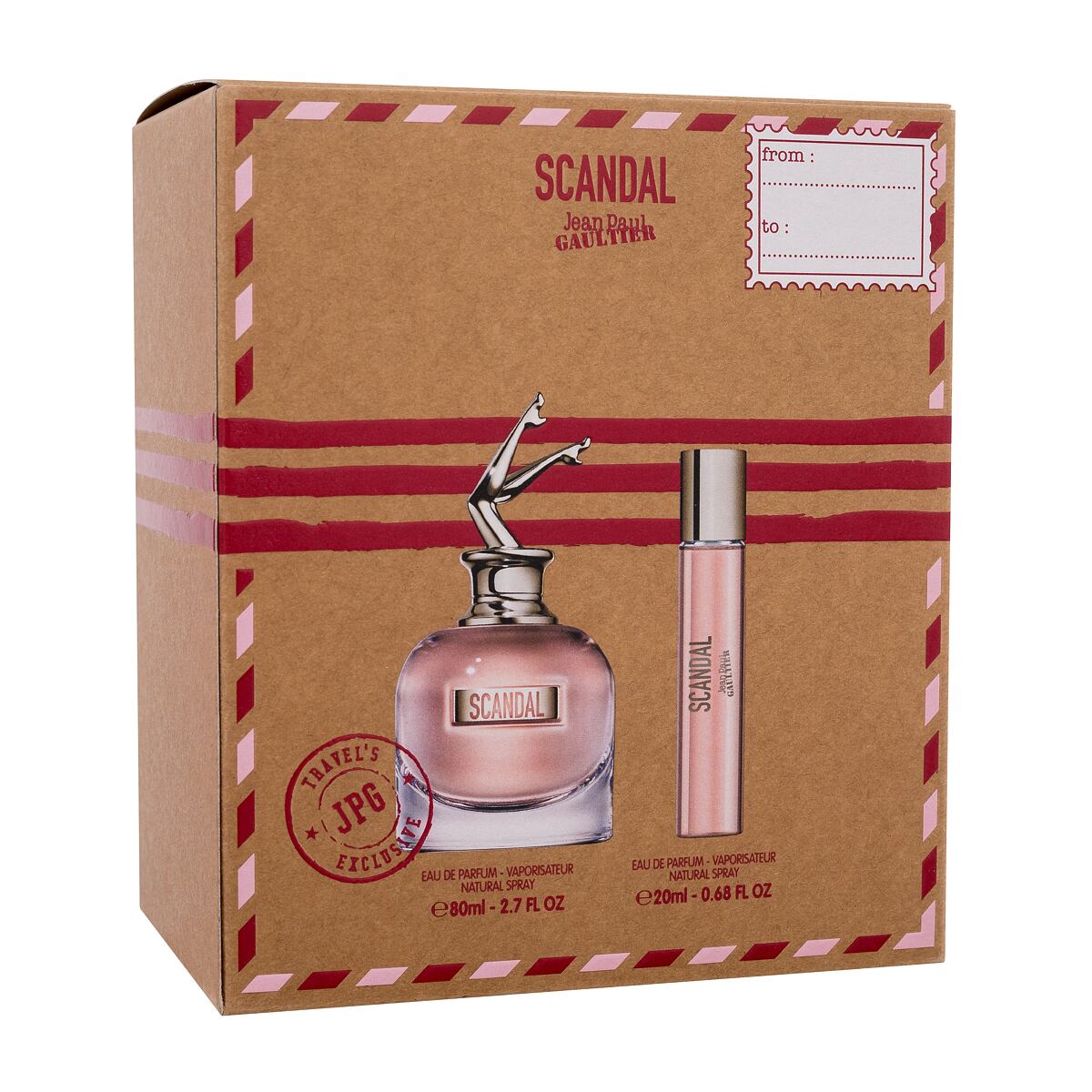 Jean Paul Gaultier Scandal dárková sada parfémovaná voda 80 ml + parfémovaná voda 20 ml pre ženy