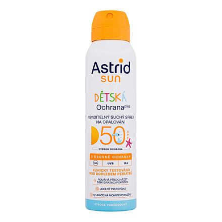 Astrid Sun Kids Dry Spray SPF50 dětský neviditelný suchý sprej na opalování 150 ml
