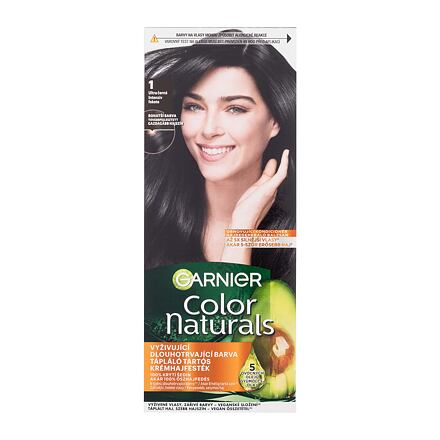 Garnier Color Naturals permanentní barva na vlasy s vyživujícími oleji 40 ml odstín 1 Ultra Black pro ženy