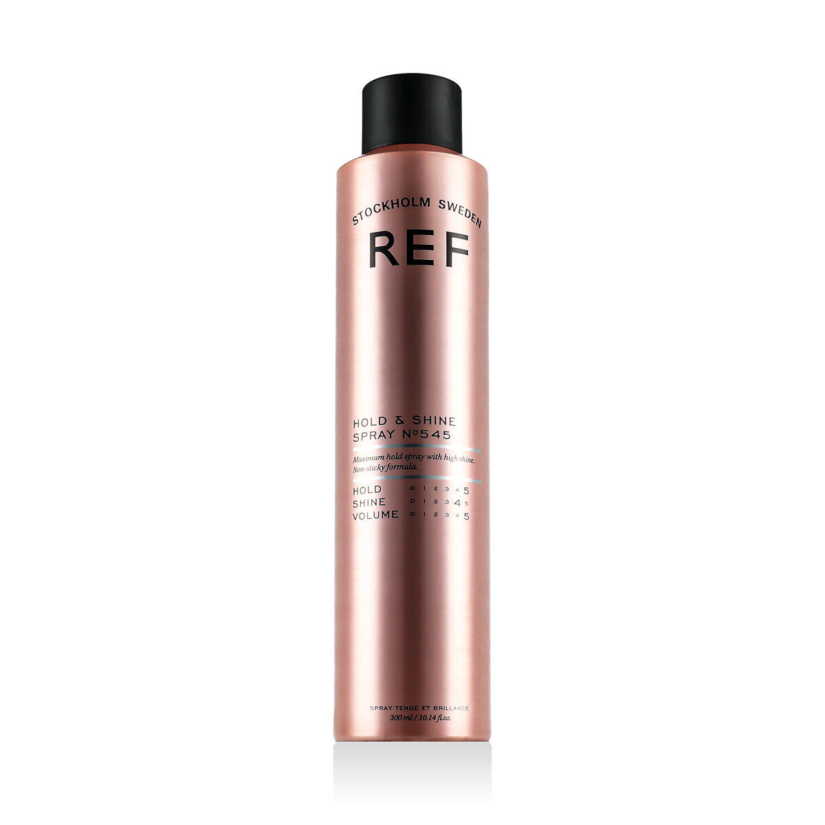 REF Hold & Shine Spray N°545 lak na vlasy se silnou fixací a leskem 300 ml 300 ml unisex
