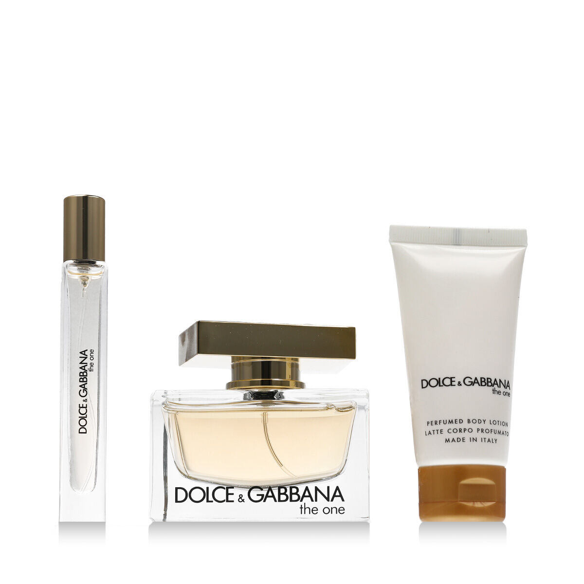 Dolce&Gabbana The One : EDP 75 ml + tělové mléko 50 ml + EDP 10 ml pro ženy