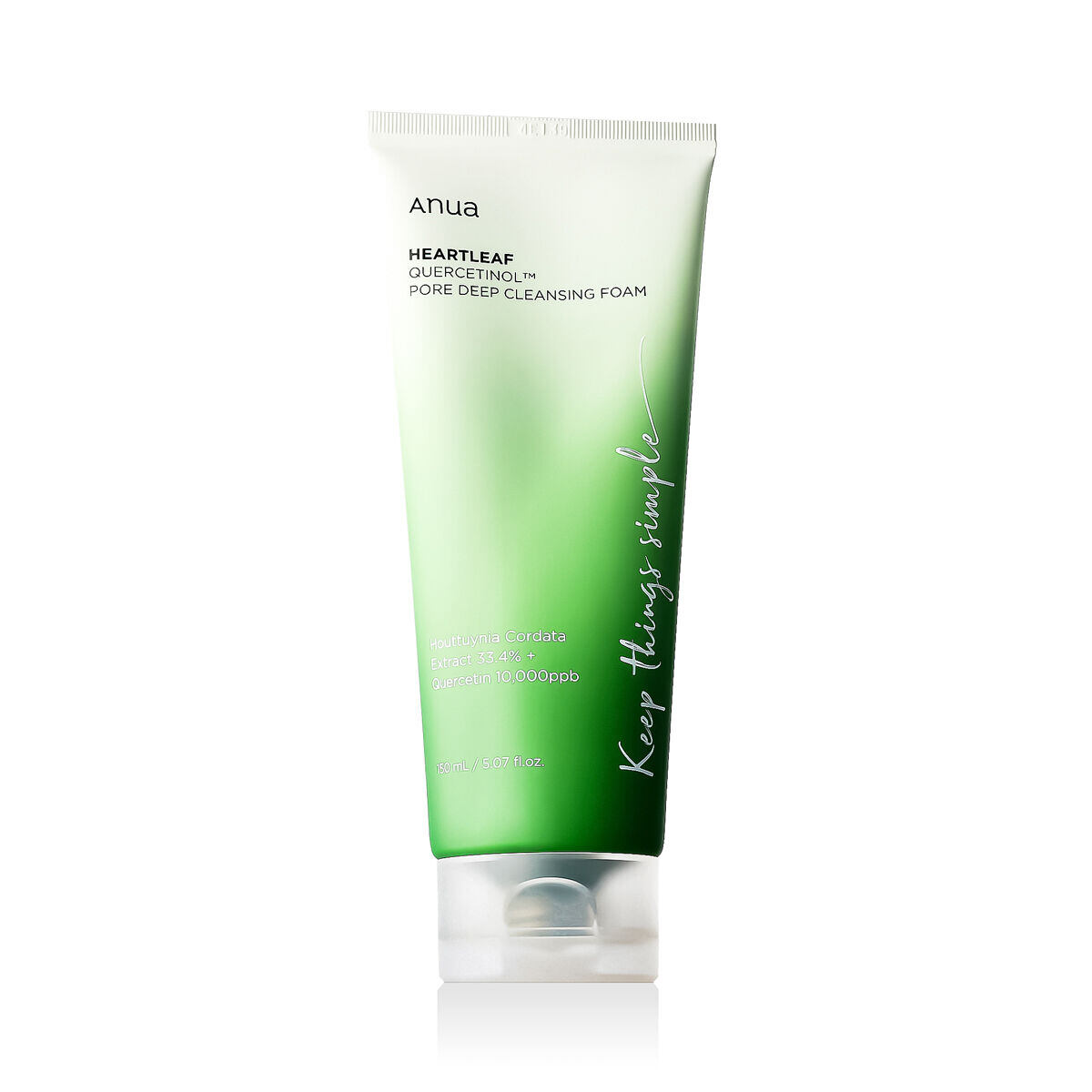 Anua Heartleaf Quercetinol Pore Deep Cleansing Foam pěna pro hloubkové čištění rozšířených pórů 150 ml unisex
