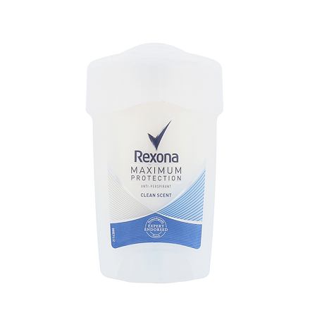 Rexona Maximum Protection Clean Scent krémový deodorant antiperspirant 45 ml pro ženy