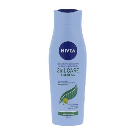 Nivea 2in1 Express šampon a kondicionér pro všechny typy vlasů 250 ml pro ženy