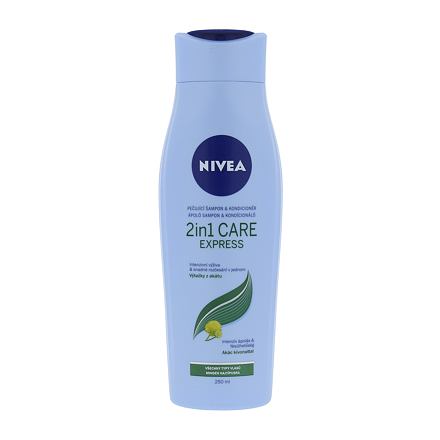 Nivea 2in1 Express šampon a kondicionér pro všechny typy vlasů 250 ml pro ženy